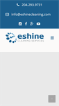 Mobile Screenshot of eshinecleaning.com