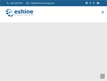 Tablet Screenshot of eshinecleaning.com